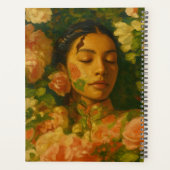 Custom Name  Floral Planner Planer (Rückseite)