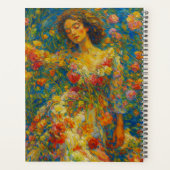 Custom Name  Floral Planner Planer (Rückseite)