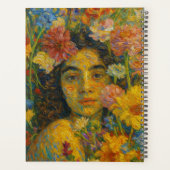 Custom Name  Floral Planner Planer (Rückseite)