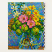 Custom Name  Floral Planner Planer (Rückseite)