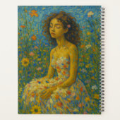 Custom Name  Floral Planner Planer (Rückseite)