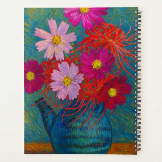 Custom Name Floral Planner Planer (Rückseite)