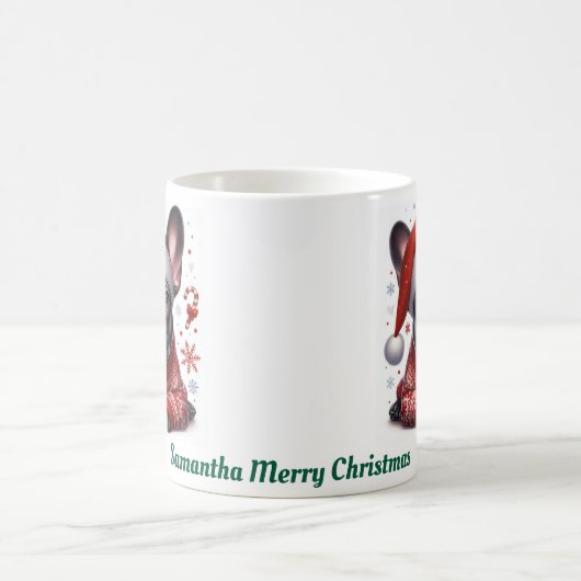  Custom name, French bulldog  Kaffeetasse (Mittel)