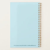 Custom Name Fun Cool Teacher Goose Planner Planer (Rückseite)