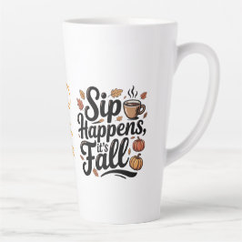 Custom name funny fall saying Mug Milchtasse