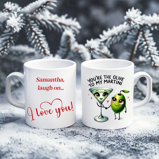 Custom Name Funny Food Mug Love Gift for Wife Kaffeetasse