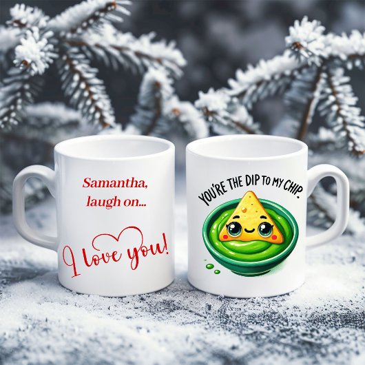 Custom Name Funny Food Mug Sweet Valentine Gift Kaffeetasse