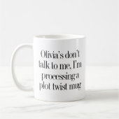 Custom Name Funny Quote Book Lovers Moody Kaffeetasse (Links)