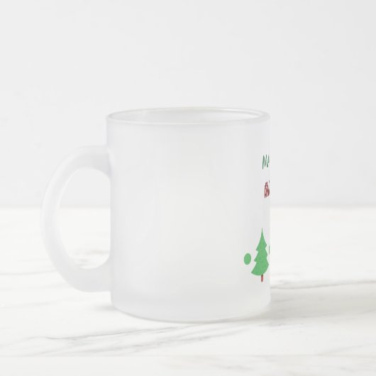 Custom Name Funny Thinking Drink Christmas Trees Mattglastasse (Links)