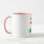 Custom Name Funny Thinking Drink Christmas Trees Tasse (Links)