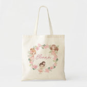 Custom Name Girls Personalised Fairy Tote Bag Tragetasche (Vorne)