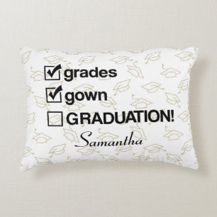 Custom Name Graduation Gift   Funny Graduation Dekokissen