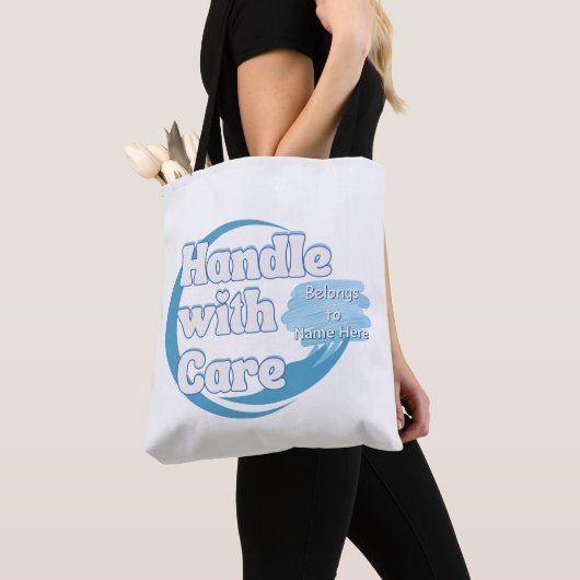 Custom Name “Handle With Care” Tasche (Von Nahem)