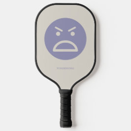Custom Name Happy Sad Emotions Pickleball Schläger