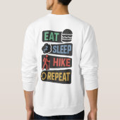 Custom Name Hiking Sweatshirt (Rückseite)