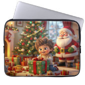 Custom Name Holiday KeepsakeElectronics Bag Laptopschutzhülle (Vorderseite)