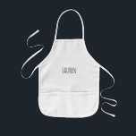 Custom Name Kids Apron Kinderschürze<br><div class="desc">Custom Name Kids Apron</div>