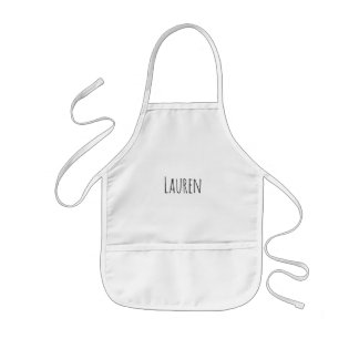 Custom Name Kids Apron Kinderschürze