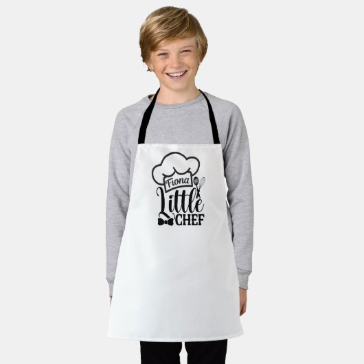 Custom name Kids apron Schürze (Getragen)
