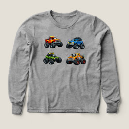 Custom Name Kids Monster Truck