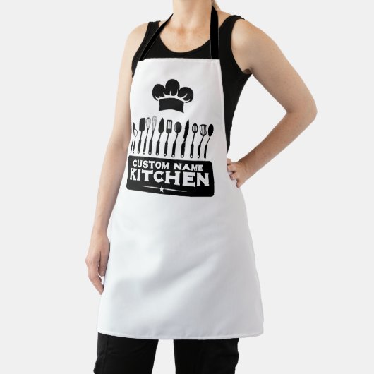 Custom Name Kitchen Chef Design Apron Schürze (InSitu)