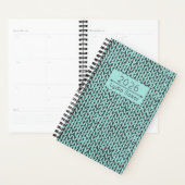 Custom Name Knit Turquoise Planner Planer (Anzeige)