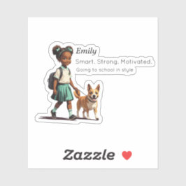 Custom Name Label Sticker