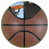 Custom name lady surfing the waves basketball (Rechts)