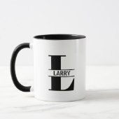 Custom Name Letter 'L' Mug Tasse (Links)