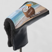 Custom Name & Location Coco Loco Golf Headcover (3/4 Vorderseite)