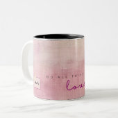 Custom Name Love Script Heather Dusk Poet Mug Zweifarbige Tasse (Vorderseite Links)