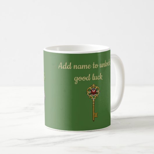 Custom name lucky charms  kaffeetasse (VorderseiteRechts)