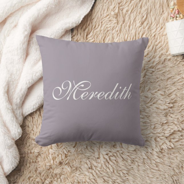 Custom Name Luxury Throw Pillow Kissen (Decke)