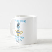 Custom name magic genie lamp kaffeetasse (Vorderseite Links)