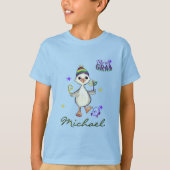 Custom Name Mardi Gras Boy Goose Carnival T-Shirt (Vorderseite)