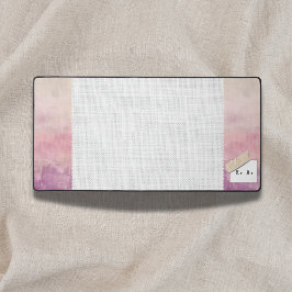 Custom Name Mauve Burgundy Heather Dusk  Schreibtischunterlage