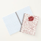 Custom Name Medical Anatomy Doodle Pattern Noteboo Notizblock (Innenseite)