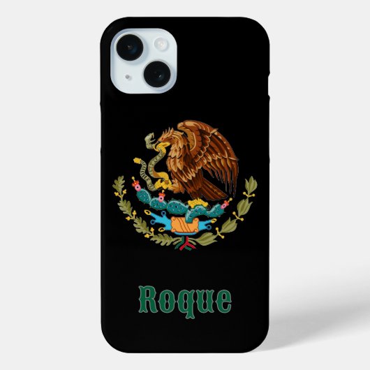Custom Name Mexican Eagle Case-Mate iPhone Hülle (Rückseite)