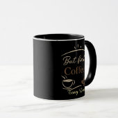 Custom Name Minimalist Coffee Mug Gift Tasse (VorderseiteRechts)