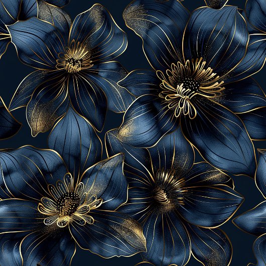 Custom Name Minimalist Navy Gold Tablecloth Chic Tischdecke