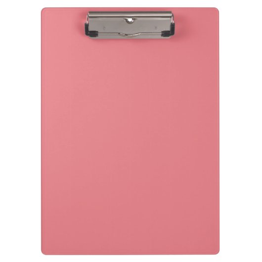 Custom Name Minimalist One Color  Klemmbrett (Vorderseite)