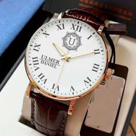 Custom Name Monogram for Weddings & Anniversaries Armbanduhr