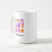 Custom Name Mug, Custom Teacher Mug,Back to school Kaffeetasse (Vorderseite Links)
