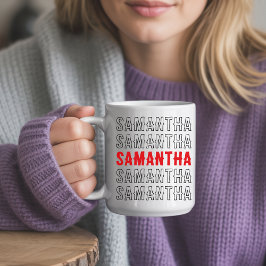 Custom Name Mug Gift for Kids, Friends & Coworkers Kaffeetasse