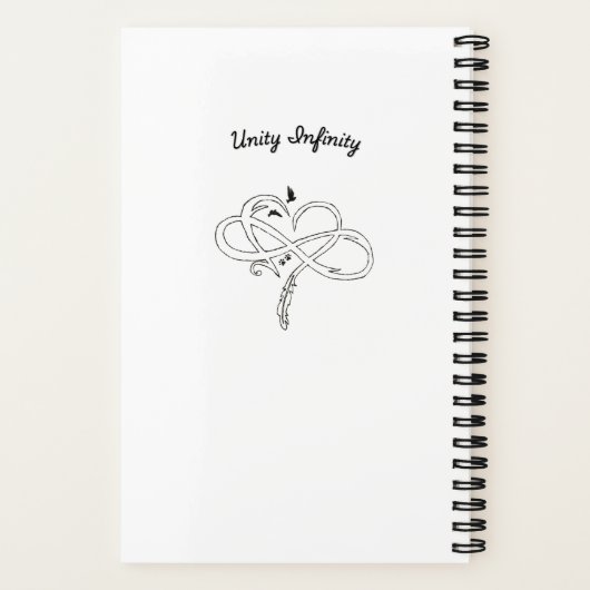 Custom Name Musical Notes Notizblock (Rückseite)