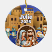 Custom Name Nativity Ornament (Vorne)