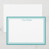 Custom Name Note Card Mitteilungskarte (Vorne/Hinten)