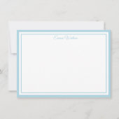 Custom Name Note Card Mitteilungskarte (Vorderseite)