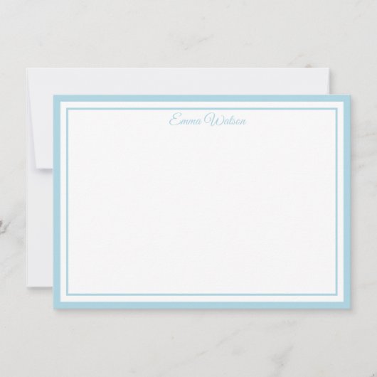 Custom Name Note Card Mitteilungskarte (Vorderseite)