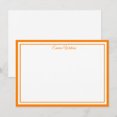 Custom Name Note Card Mitteilungskarte (Vorne/Hinten)